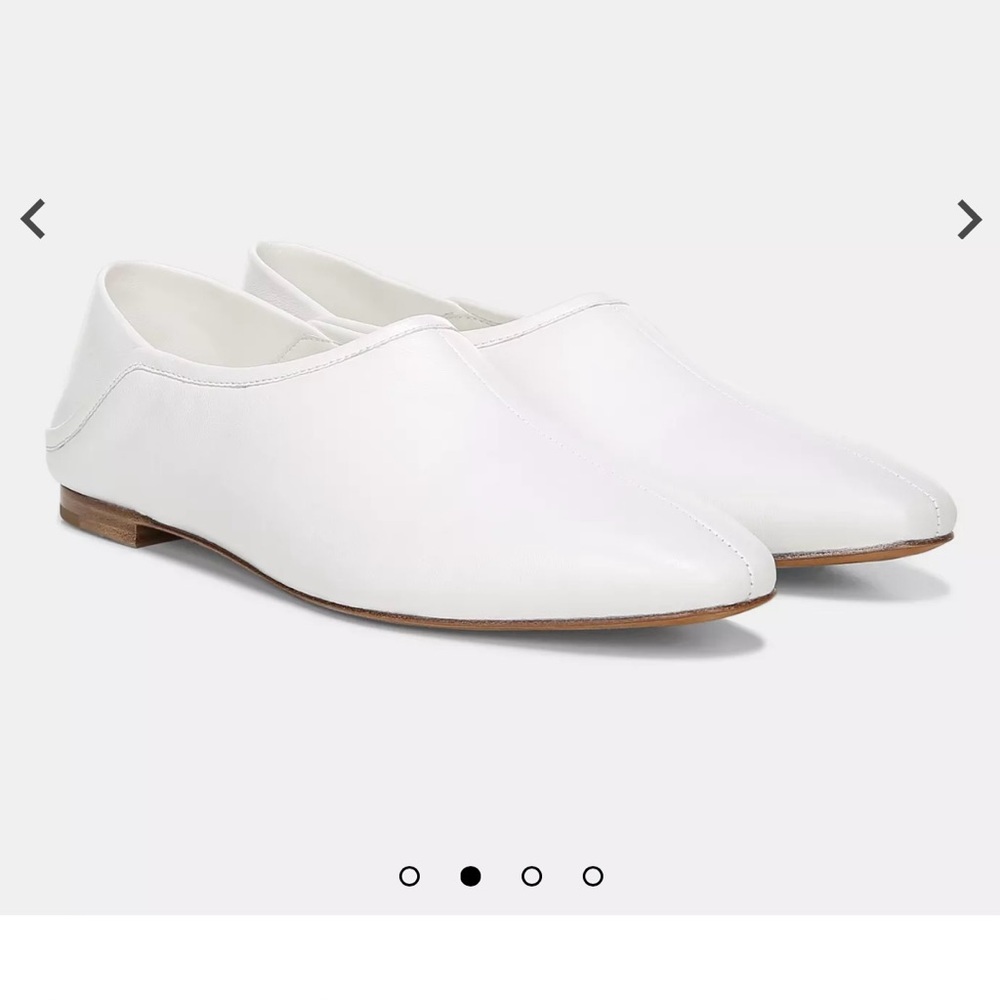 Vince Branine Leather Flats, Sz 7.5M
